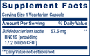 florassist daily bowel regularity (life extension) supplement facts