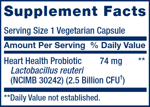FLORASSIST® Heart Health (Life Extension) Supplement Facts