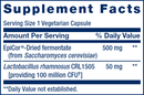 florassist immune and nasal defense (life extension) supplement facts
