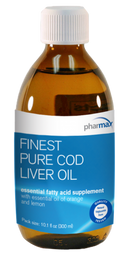 finest pure COD liver oil pharmax
