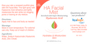 facial mist with hyaluronic acid (hyalogic) label