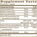fatigued to fantastic energy b complex (nature's way) supplement facts