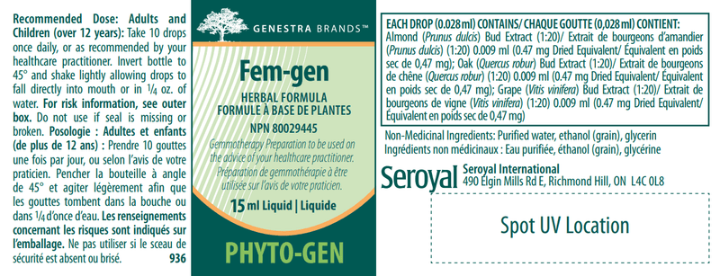 Fem-gen | Femgen Genestra Label