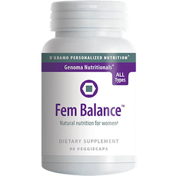FemBalance (D'Adamo Personalized Nutrition) Front
