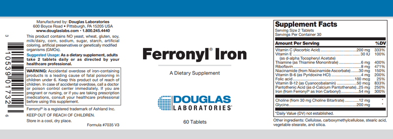 Buy Ferronyl Iron Douglas Labs