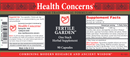 fertile garden health concerns label