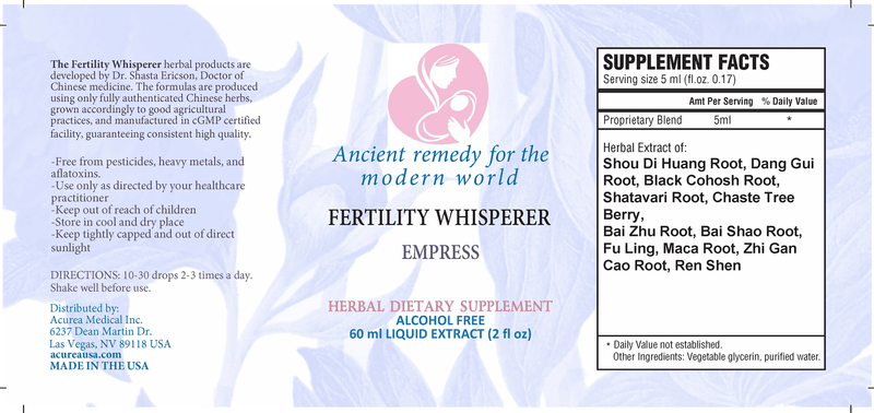 Fertility Whisperer Empress (Fertility Whisperer) Label