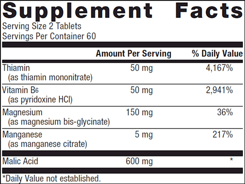 Fibroplex (Metagenics) Supplement Facts