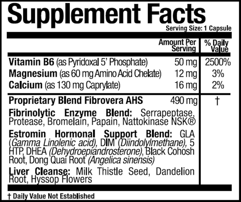 fibrovera ahs arthur andrew medical supplement facts