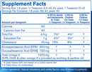 finest pure fish oil strawberry pharmax supplement facts