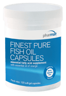 finest pure fish oil capsules (pharmax)