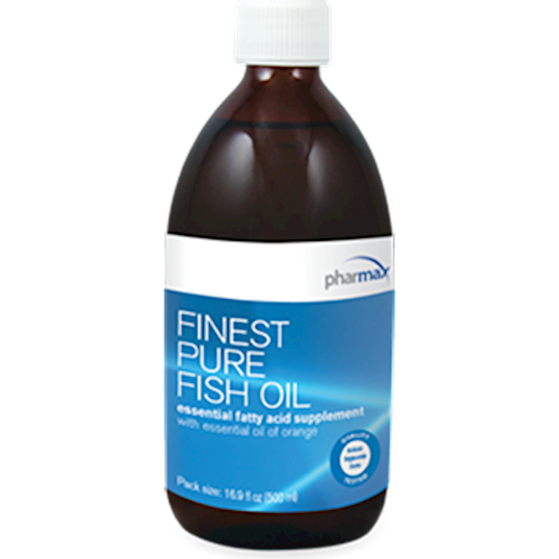 Finest Pure Fish Oil (Pharmax) 16oz Front