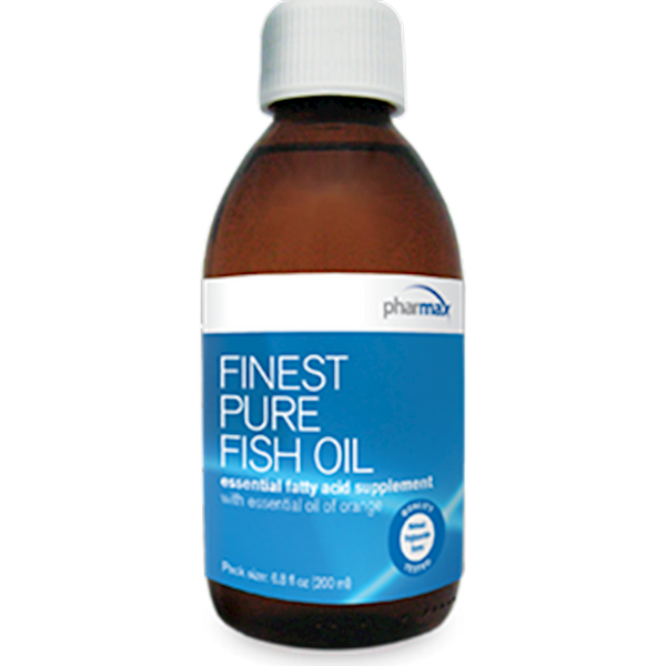 Finest Pure Fish Oil (Pharmax) 6.8oz Front