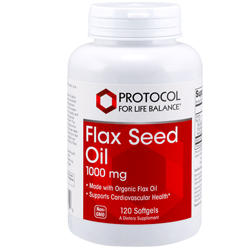 Flax Seed Oil 1000 mg (Protocol for Life Balance)