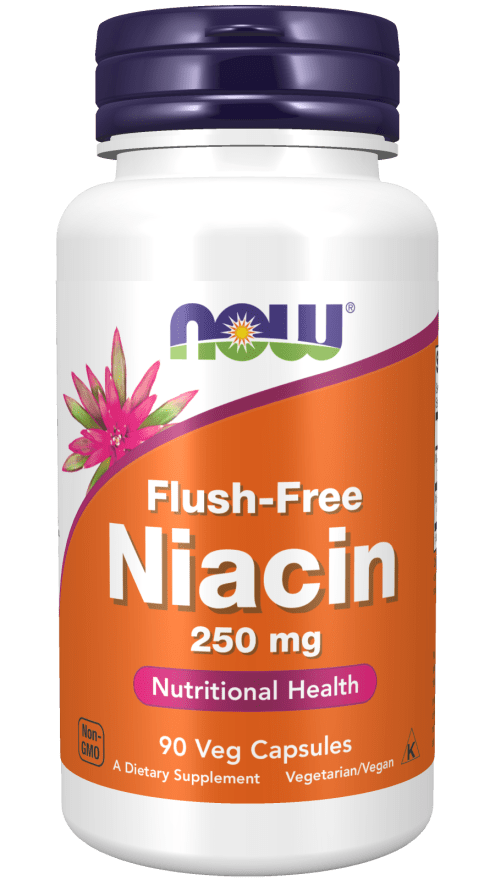 Flush-Free Niacin 250 mg (NOW) Front