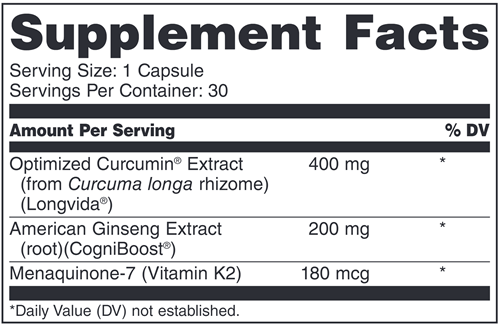 Focal Point Plus (Dr. Sinatra) Supplement Facts