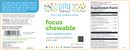 focus chewable (little davinci) label