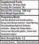 focus liquid extract banyan botanicals supplement facts