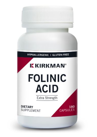 Folinic Acid 800 mcg (Kirkman Labs) Front