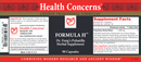 formula h health concerns label