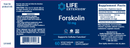 forskolin (life extension) label