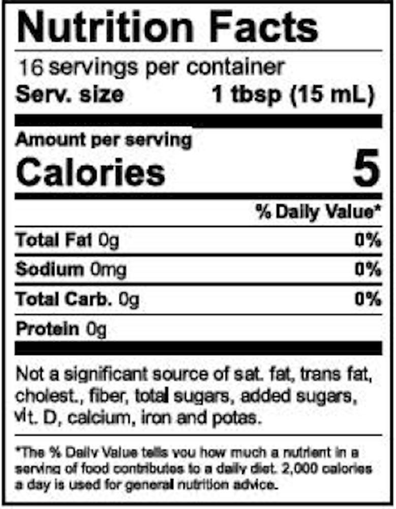 Fortify Blend Unsweetened (Fire Brew) Nutrition Facts