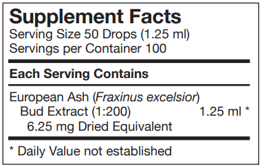 Fraxinus Excelsior (UNDA) supplement facts