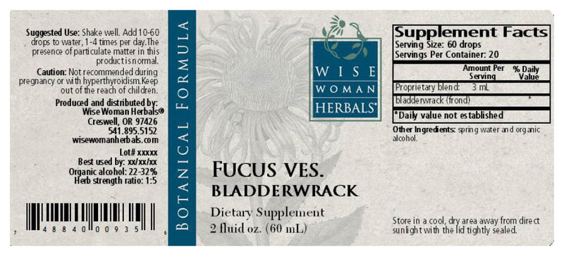 Fucus bladderwrack Wise Woman Herbals products