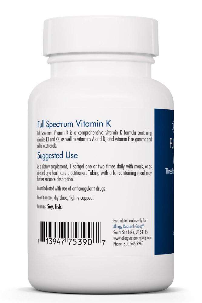 Buy Full Spectrum Vitamin K Allergy Research Group