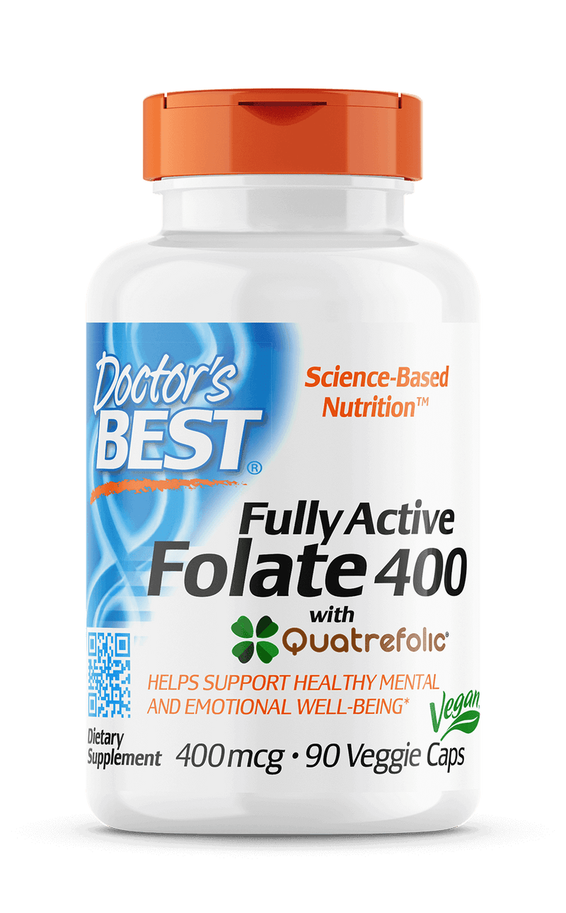 Fully Active Folate 400 mcg (Doctors Best) Front