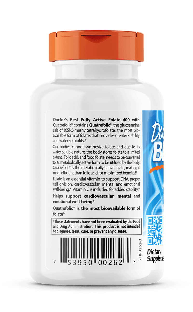 Fully Active Folate 400 mcg (Doctors Best) Side