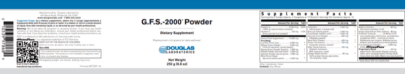 Buy GFS 2000 Powder Douglas Labs
