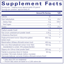 G.I. fortify pure encapsulations supplement facts