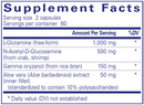 G.I. integrity pure encapsulations supplement facts