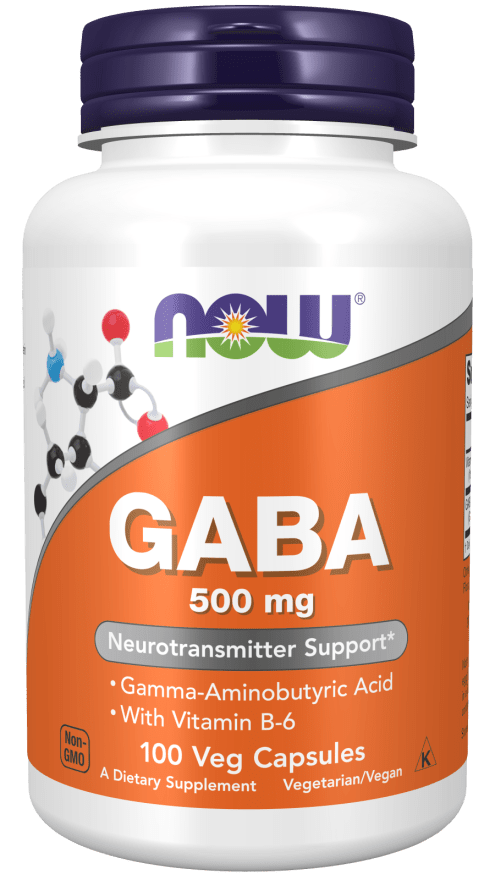 GABA 500 mg (NOW) Front