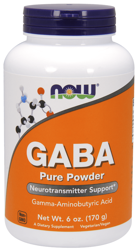 GABA Powder (NOW) Front