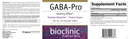 gaba-pro tropical breeze bioclinic naturals label