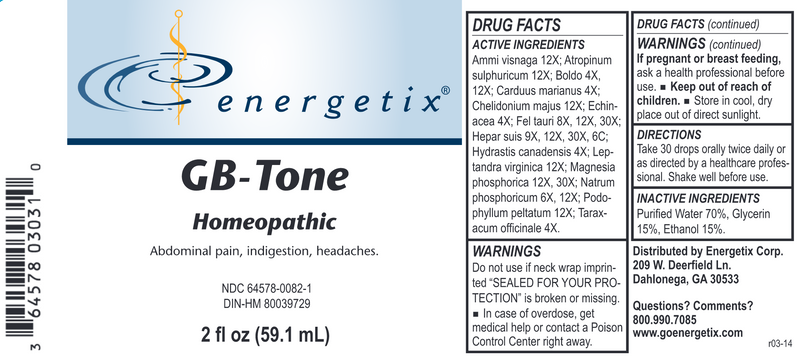 GB-Tone (Energetix) Label
