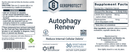 geroprotect autophagy renew (life extension) label