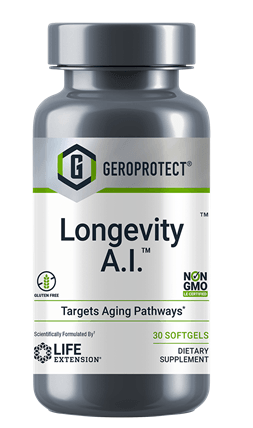GEROPROTECT® Longevity A.I.™ (Life Extension) Front