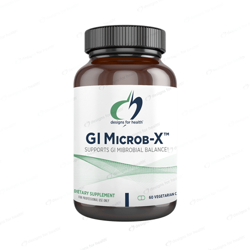 GI Microb-X (Designs for Health) 120ct Front