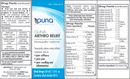 guna arthro relief label