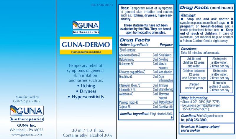 GUNA-Dermo (Guna, Inc.) Label