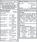 guna matrix oral drops drug facts