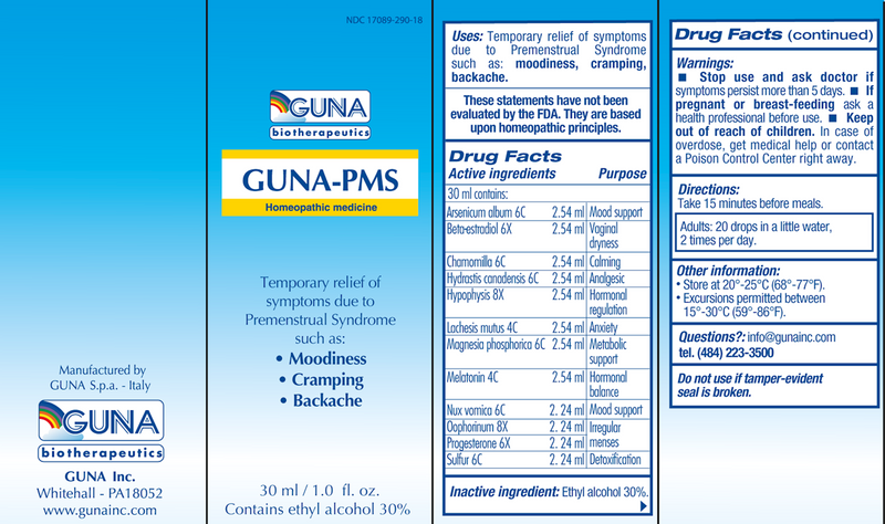 GUNA-PMS (Guna, Inc.) Label