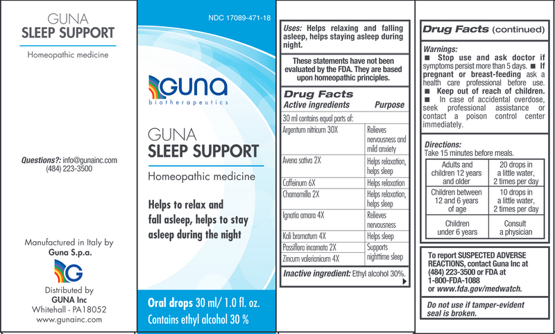GUNA-Sleep Support (Guna, Inc.) Label