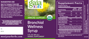 bronchial wellness syrup (gaia herbs) gaiakids label