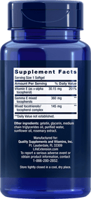 buy gamma e mixed tocopherols & tocotrienols (life extension)