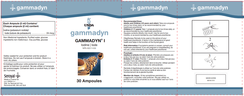 Gammadyn I (UNDA) label