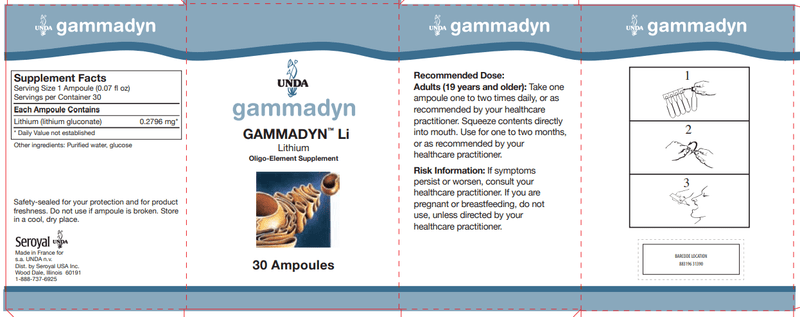 Gammadyn Li (UNDA) label